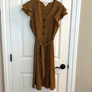 Montreal floral midi dress